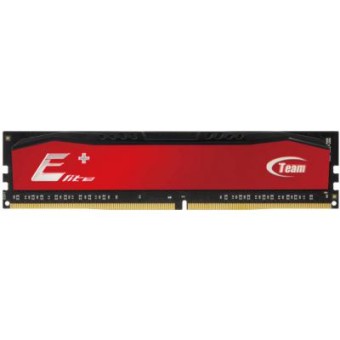 Зображення Модуль пам'яті для комп'ютера Team DDR3 4GB 1600 MHz Elite Plus Red  (TPRD34G1600HC1101)