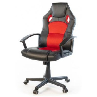 Зображення Офісне крісло АКЛАС Анхель PL TILT чёрно-красный (20995)