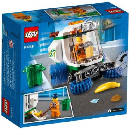 Конструктор Lego  City Great Vehicles Машина для очистки улиц 89 деталей (60249) фото №6