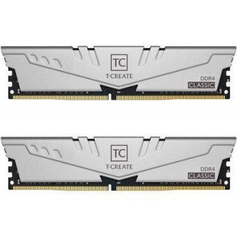 Зображення Модуль пам'яті для комп'ютера Team DDR4 16GB (2x8GB) 2666 MHz T-Create Classic 10L Gray  (TTCCD416G2666HC1