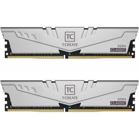 Модуль памяти для компьютера Team DDR4 16GB (2x8GB) 2666 MHz T-Create Classic 10L Gray  (TTCCD416G2666HC1