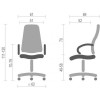 Офісне крісло АКЛАС Анхель PL TILT чёрно-синий (20996) фото №6