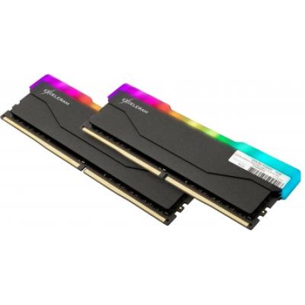 Модуль памяти для компьютера Exceleram DDR4 16GB (2x8GB) 3200 MHz RGB X2 Series Black  (ERX2B416326AD) фото №2