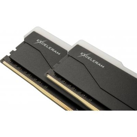 Модуль пам'яті для комп'ютера Exceleram DDR4 16GB (2x8GB) 3200 MHz RGB X2 Series Black  (ERX2B416326AD) фото №4