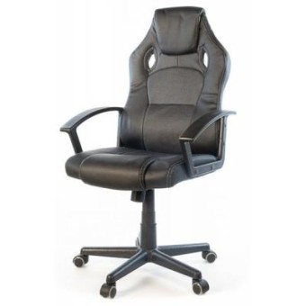 Зображення Офісне крісло АКЛАС Анхель PL TILT чёрно-серый (20998)