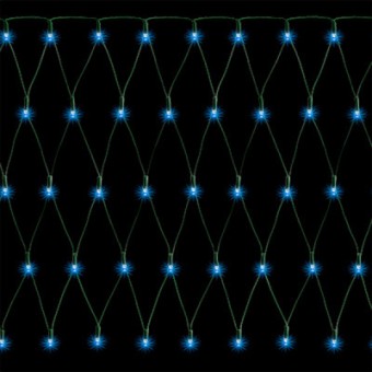 Изображение Гирлянда Jumi Сетка 100 LED, 1x1 м, голубой (5900410537583)