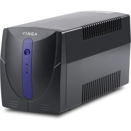 Источник бесперебойного питания Vinga LED 1200VA plastic case with USB (VPE-1200PU) фото №7