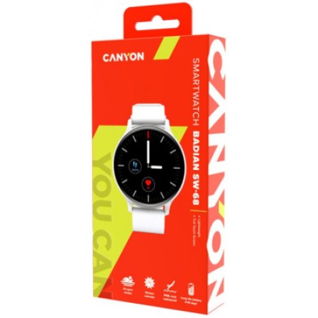 Smart годинник Canyon CNS-SW68SS Badian Silver фото №8