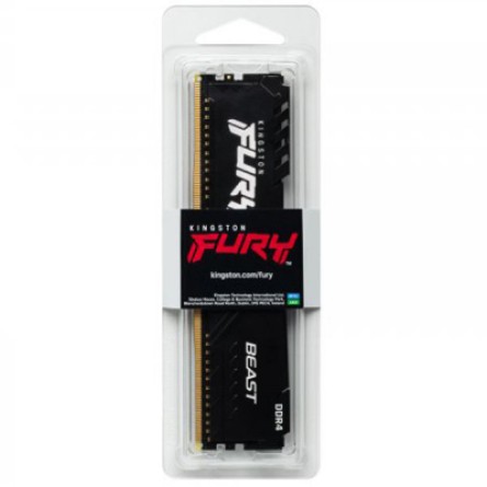 Модуль пам'яті для комп'ютера  DDR4 16GB 3000 MHz FURY Beast Black  (KF430C16BB/16) фото №5
