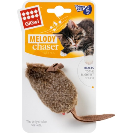 Іграшки для котів GiGwi Melody chaser Мишка з електронним чіпом 15 см (75038) фото №2