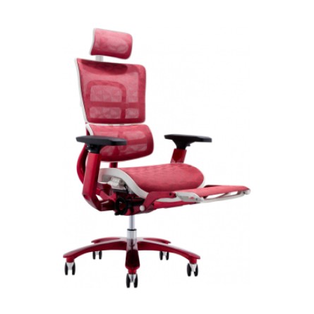 Офісне крісло GT Racer X-815L White/Red фото №2