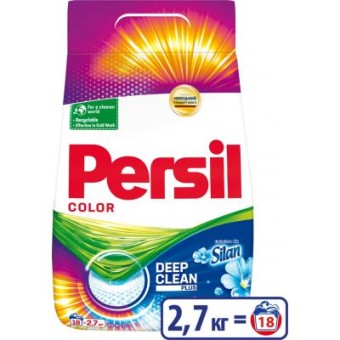Зображення Порошок для прання Persil автомат Колор "Свежесть от Силан" 2.7 кг (9000101428711)