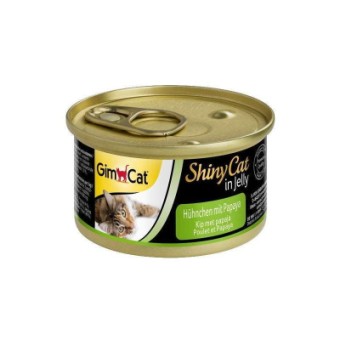 Зображення Консерва для котів GimCat Shiny Cat курка та папайя 70 г (4002064412948)
