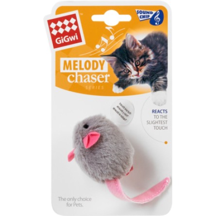 Іграшки для котів GiGwi Melody chaser Мишка з електронним чіпом 6 см (75040) фото №2