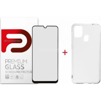 Изображение Чехол для телефона Armorstandart Samsung M31 Air Series Panel   Full Glue Glass (ARM58044)