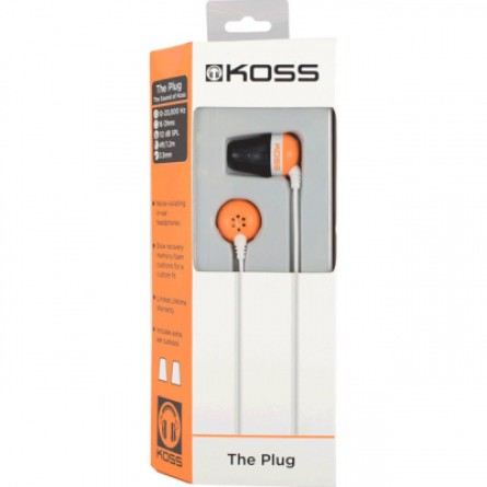 Навушники Koss The Plug Orange (185349.101) фото №3