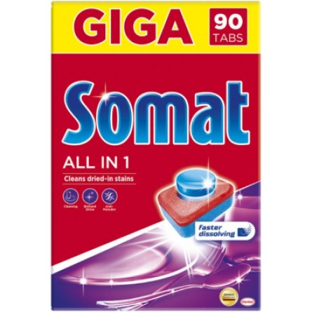 Таблетки для посудомоек Somat All in 1 90 шт. (9000101534993)