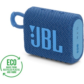Зображення Портативна колонка JBL Go 3 Eco Blue (GO3ECOBLU)