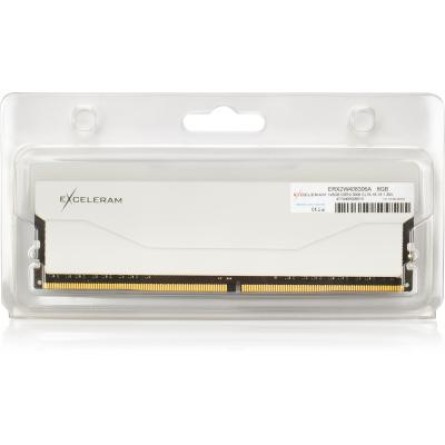 Модуль памяти для компьютера Exceleram DDR4 8GB 3000 MHz RGB X2 Series White  (ERX2W408306A) фото №3