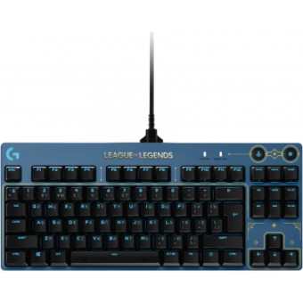 Зображення Клавіатура Logitech G PRO Mechanical Keyboard League of Legends Edition (920-010537)