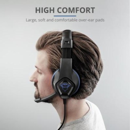 Навушники Trust GXT 404B Rana Gaming Headset for PS4 3.5mm BLUE (23309) фото №5