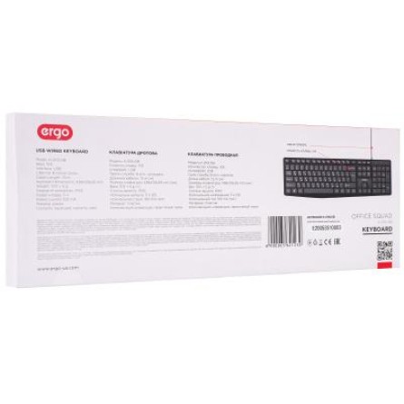 Клавіатура Ergo K-210 USB Black (K-210USB) фото №8