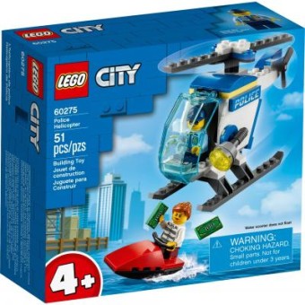Изображение Конструктор Lego City Police Полицейский вертолет 51 деталь (60275)