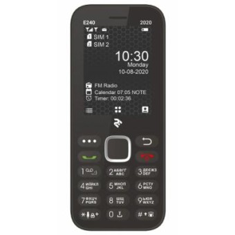 Изображение Мобильный телефон 2E E240 2020 Dual SIM Black (680576170026)