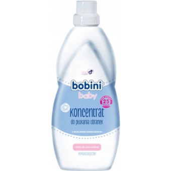 Зображення Кондиціонер для білизни Bobini Baby концентрований для дитячих речей 1 л (5900465245990)