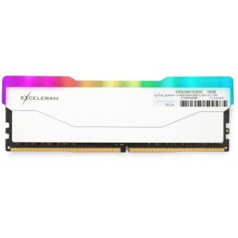 Зображення Модуль пам'яті для комп'ютера Exceleram DDR4 16GB 3600 MHz RGB X2 Series White  (ERX2W416369C)