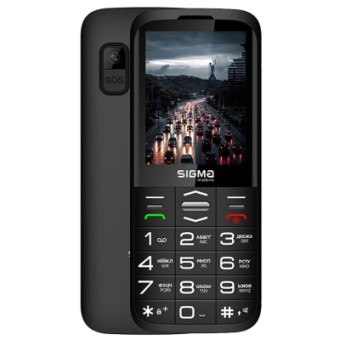 Зображення Мобільний телефон Sigma Comfort 50 Grace Type-C Black (4827798121818)