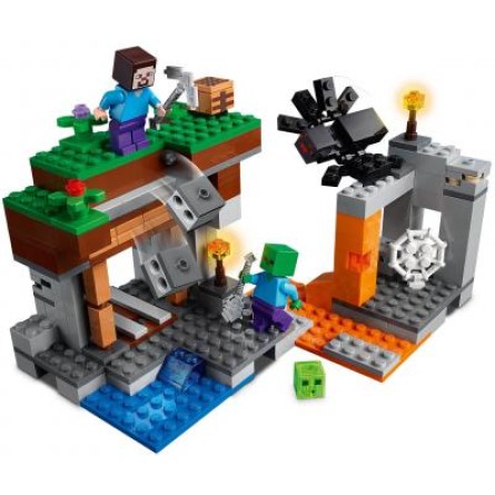 Конструктор Lego Minecraft Заброшенная шахта (21166) фото №2