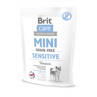 Изображение Сухий корм для собак Brit Care GF Mini Sensitive 400 г (8595602520176)