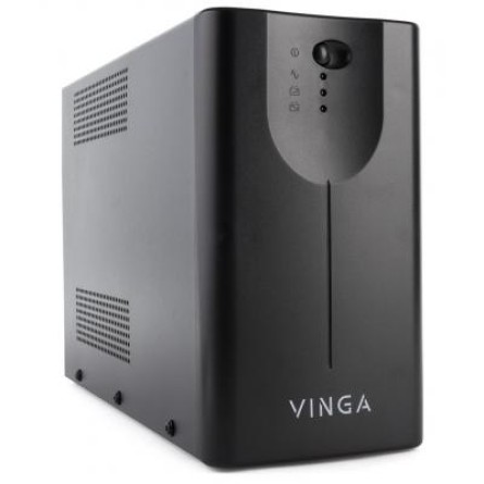 Джерело безперебійного живлення Vinga LED 600VA metal case with USB (VPE-600MU) фото №6