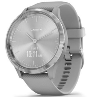 Изображение Smart часы Garmin vivomove 3, S/E EU, Silver, Powder Gray, Silicone (010-02239-20)