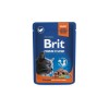 Вологий корм для котів Brit Premium Cat 85 г (філе лосося в соусі) (8595602518562)
