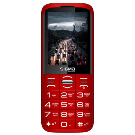 Мобильный телефон Sigma Comfort 50 Grace Type-C Red (4827798121825) фото №2
