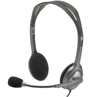 Зображення Навушники Logitech H111 Stereo Headset with 1*4pin jack (981-000593)