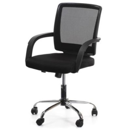 Офісне крісло Office4You VISANO, Black/Chrome (000002720)