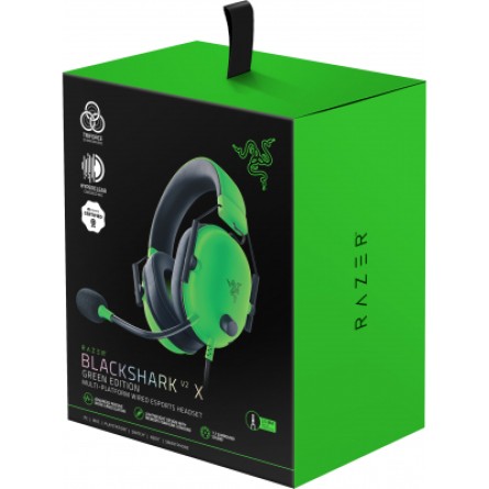 Навушники Razer Blackshark V2 X Green (RZ04-03240600-R3M1) фото №5