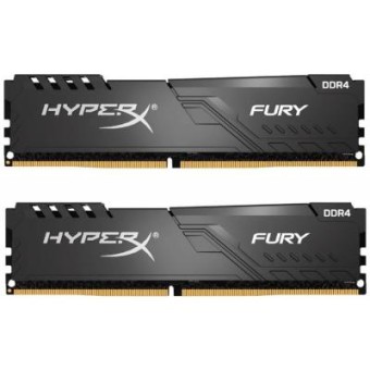 Зображення Модуль пам'яті для комп'ютера  DDR4 64GB (2x32GB) 3200 MHz HyperX Fury Black  (HX432C16FB3K2/64)