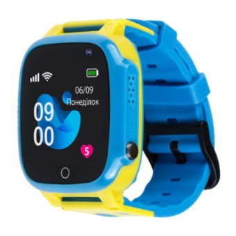 Изображение Smart часы AmiGo GO008 GLORY GPS WIFI Blue-Yellow (976267)