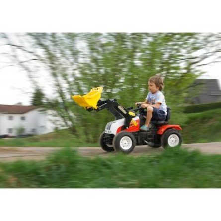 Електромобіль дитячий Rolly Toys Steyr 6240 CVT червоно-жовтий (046331) фото №2