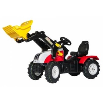 Зображення Електромобіль дитячий Rolly Toys Steyr 6240 CVT червоно-жовтий (046331)
