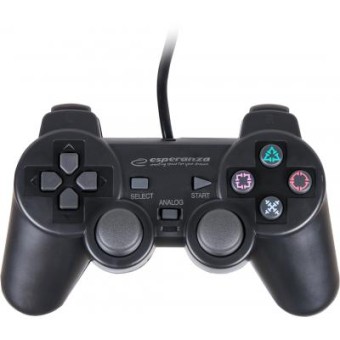 Зображення Геймпад Esperanza Vibration gamepad PS2/PS3/PC USB (EG106)