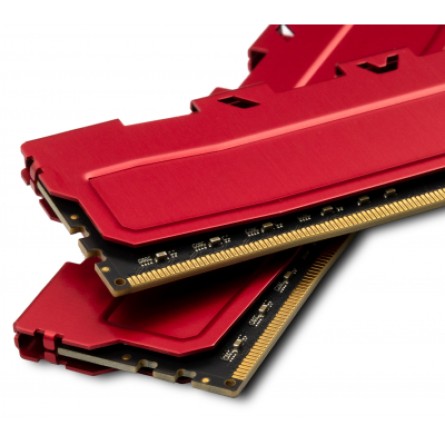 Модуль пам'яті для комп'ютера Exceleram DDR4 16GB (2x8GB) 3600 MHz Red Kudos  (EKRED4163618AD) фото №4