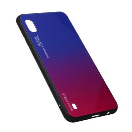 Чохол для телефона BeCover Gradient Glass Galaxy M20 SM-M205 Blue-Red (703564) фото №2