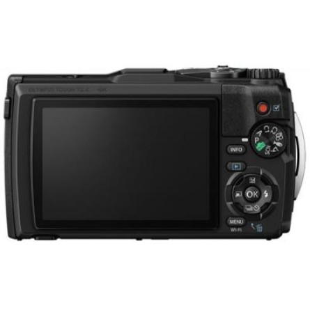 Цифровая фотокамера Olympus TG-6 Black (Waterproof - 15m; GPS; 4K; Wi-Fi) (V104210BE000) фото №3