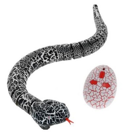 Радіокерована іграшка ZF  Змея с пультом управления  Rattle snake (черная) (LY-9909A) фото №2