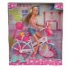 Лялька Simba Штеффі з малюком на велосипеді (5739050) фото №2